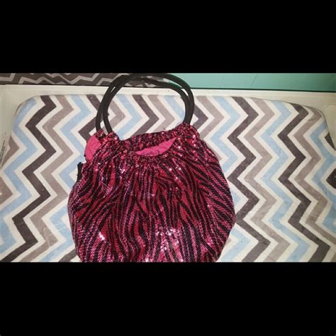 Candies Bags Candies Pink And Black Zebra Hobo Bag Poshmark