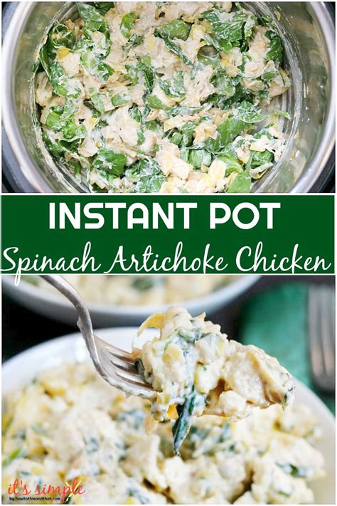 Evenly divide mixture and spoon the i love my instant pot® keto diet recipe book is a must have for instant pot® fans who follow the ketogenic diet and want fast, healthy, and. Keto Spinach Artichoke Dip Chicken- Instant Pot Dish Ready ...