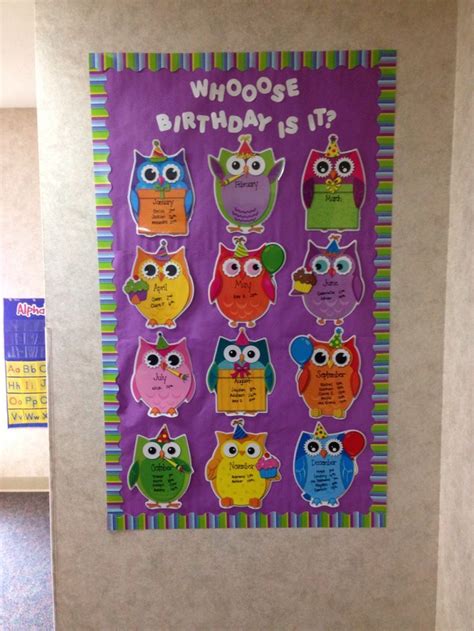 Birthday Chart Idea Birthday Board Classroom Birthday