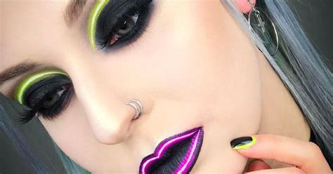 How To Do The Neon Makeup Trend Teen Vogue