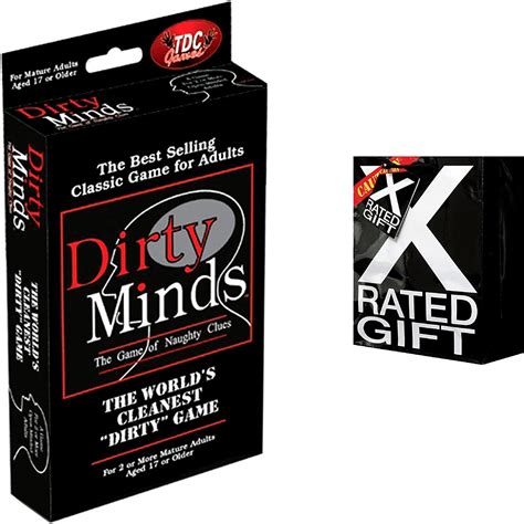 Bundle 2 Items Dirty Minds Card Game X Rated T Bag