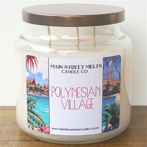 Polynesian Village Candle 18oz Main Street Melts Candle Co