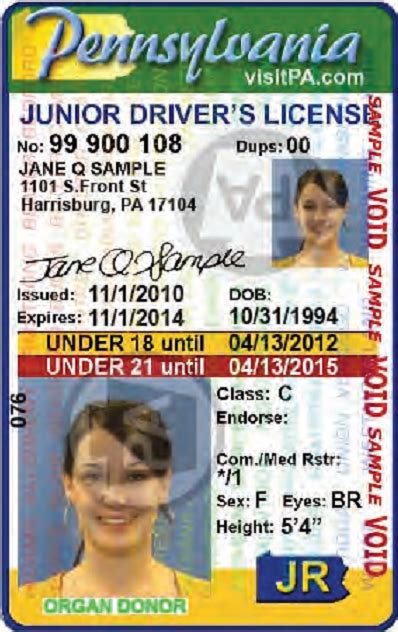 Drivers Ed Pa License Pennsylvania License Application Learners