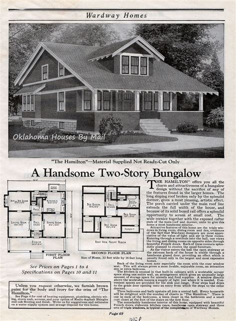 Vintage Craftsman Bungalow House Plans House Design I