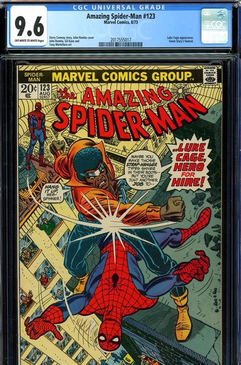 Cedar Chest Comics Amazing Spider Man 123 Cgc Graded 96 Gwen Stacy