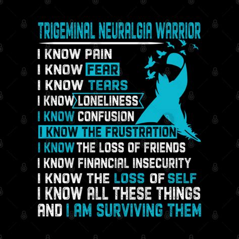 Trigeminal Neuralgia Awareness Support Trigeminal Neuralgia Warrior