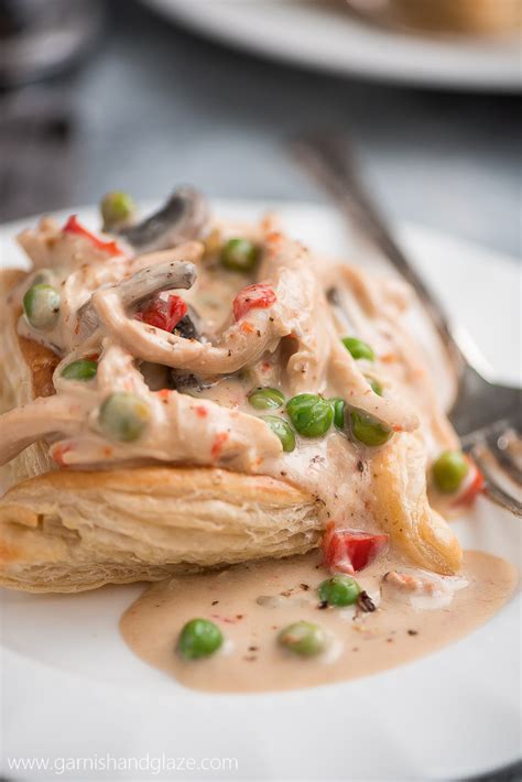 To make chicken parmesan, first preheat your oven to 400 °f (205 °c). Slow Cooker Chicken a la King Puff Pastry - Garnish & Glaze