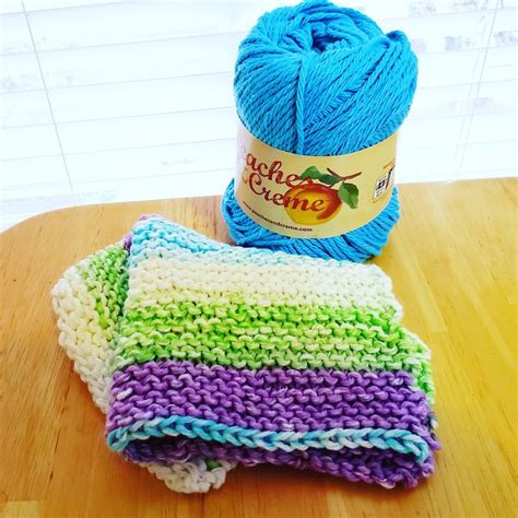 How To Knit A Dishcloth Garter Stitch Kay Pittman Knits And Crafts