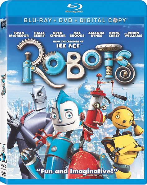 Robots Blu Raydvd Combo Robin Williams Ewan Mcgregor
