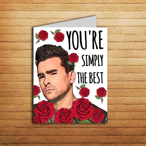 Lots of diy ideas and fun puns that play on the hilarity of the hit pop tv show schitt's creek. Schitt's Creek Card Schitts Creek Simply The Best Card ...