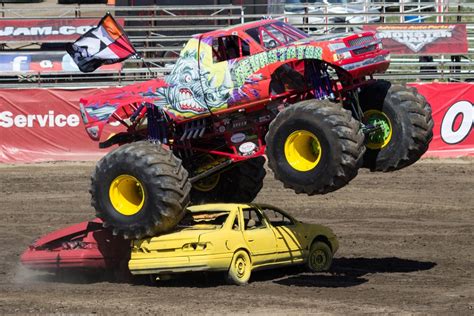 Behind The Monster Trucks Crushing Cars For Fun And Profit