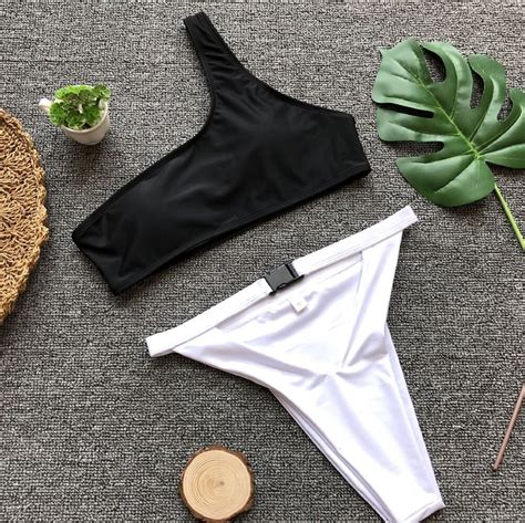 Bikini 2018 Sexy Swimsuit Women Halter Bandage Swimwear Female Bikini Set Push Up Bathing Suit