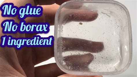 How To Make Clear Slime Without Glue Or Borax Recipe Must Watch
