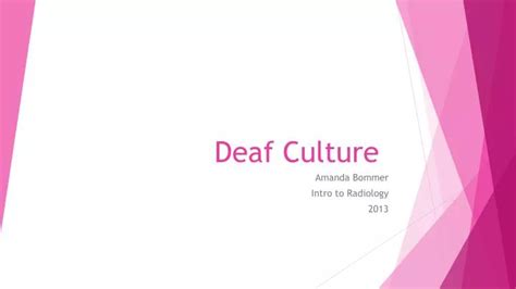 Ppt Deaf Culture Powerpoint Presentation Free Download Id2064178