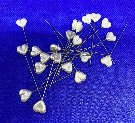 Heart Pearl Head Straight Pins For Quilting Sewing And Crafts Etsy