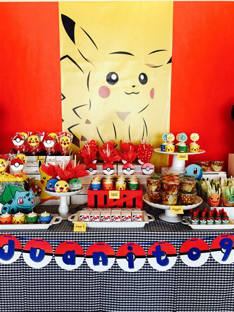 Super POKEMON Party ️ POKEMON fiesta! POKEMON GO | Pokemon party decorations, Pokemon themed ...