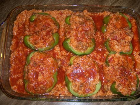 Quick And Easy Stuffed Green Bell Peppers Recipe