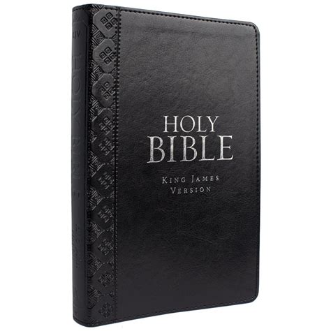 Holy Bible Kjv Standard Size Thumb Index Edition Black Kjv