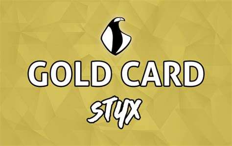 Styx Gold Discount Card Styx