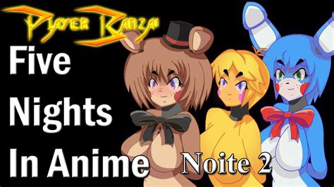 Five Nights In Anime Pt Br Noite 2 Todos Os Jumpscare