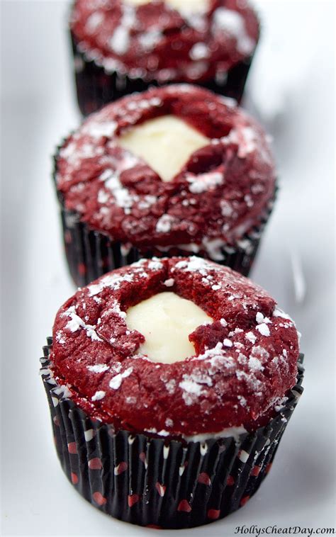 Get all the best tasty recipes in your inbox! Easy Red Velvet Cupcakes w/ Cream Cheese Frosting - HOLLY'S CHEAT DAY