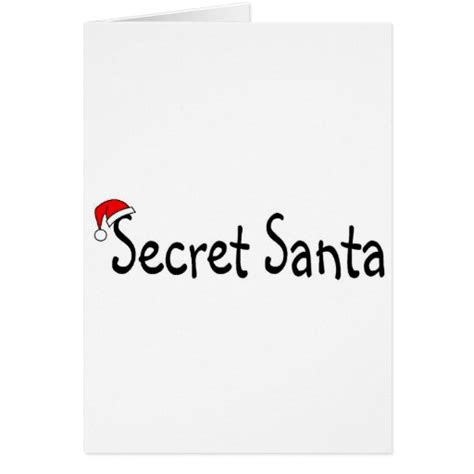Funny Secret Santa Cards Funny Secret Santa Card Templates Postage