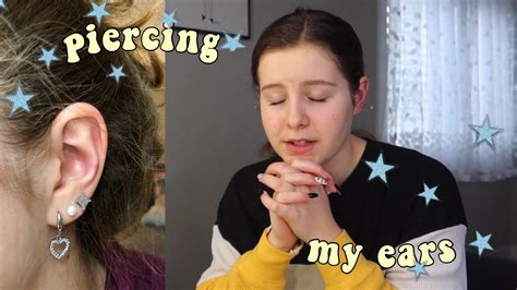 piercing my own ears dramatic youtube