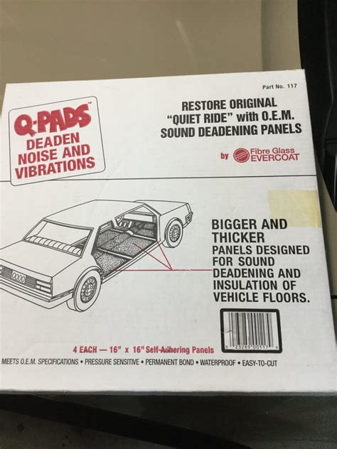 You can add them to interior car door panels to block outside noises. Reduce cabin noise | Tacoma World