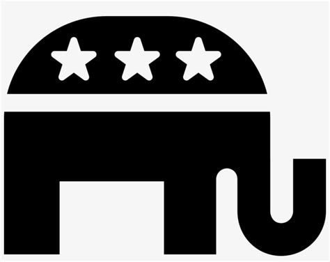 Png File Svg Republican Logo Black And White Free Transparent Png