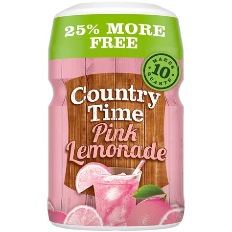 Buy Country Time Pink Lemonade Naturally Flavored Powdered Drink Mix