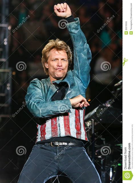 Bon Jovi Live In Concert Editorial Image Image Of Lead 35076555