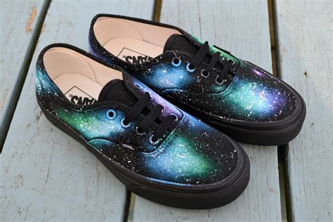 Galaxy Vans Custom Sneakers Galaxy Vans Shoes Nebula Vans Etsy