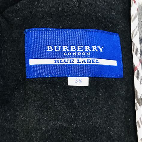 Burberry London Blue Label Plaid Coat