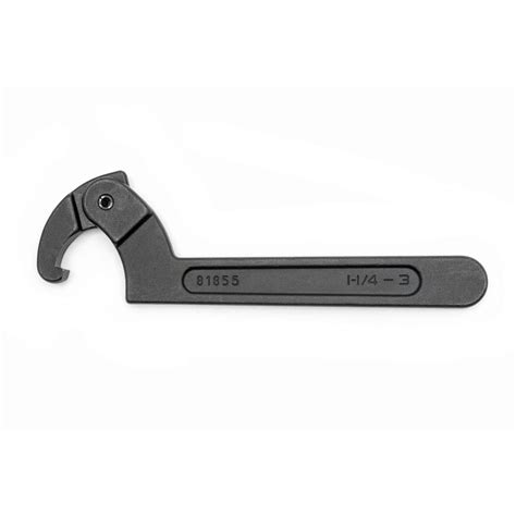 Gearwrench 34 To 2 Adjustable Hook Black Oxide Spanner Wrench 81854