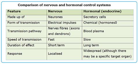 Hormones, adrenaline - Biology Notes for IGCSE 2014