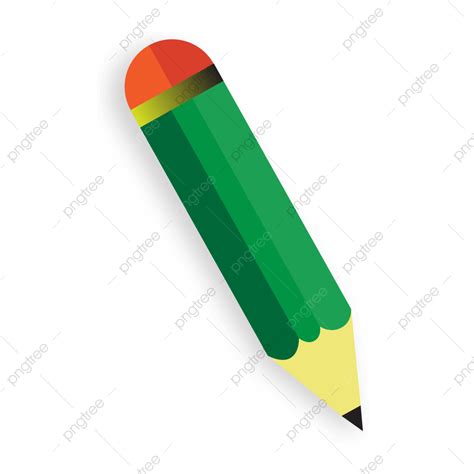 Gambar Vektor Pensil Pensil Png Alat Tulis Menggambar Mudah Png Dan