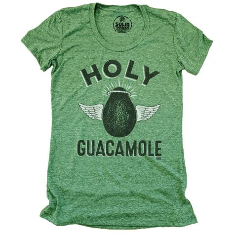 Womens Holy Guacamole Vintage Inspired T Shirt Solid Threads