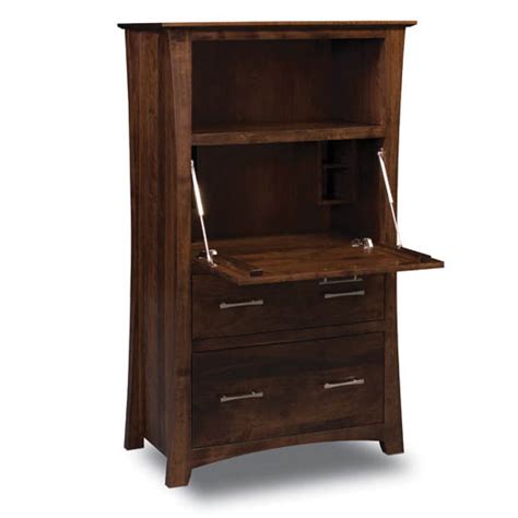 Chaney from may richer fuller be upcycled her grandparents' old wooden sawhorses into a desk with a plywood top cut to size. Loft Laptop Desk with Filing Cabinet | Creative Classics