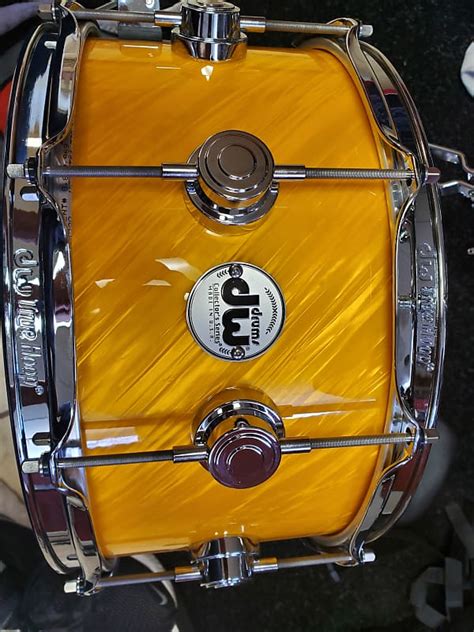 Dw Standard Maple 14x7 Twisted Yellow Reverb