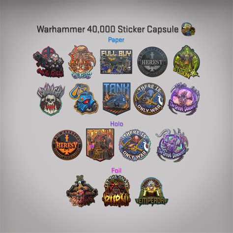 New Csgo Update Adds Warhammer 40k Stickers Kill Feed Icon Video