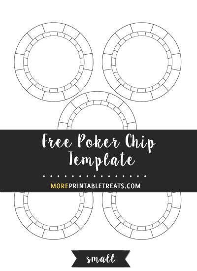 poker chip template small size shapes  templates printables pinterest poker
