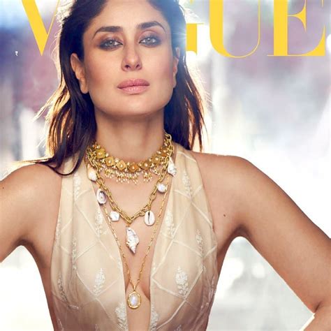 Kareena Kapoor On Vogue India April 2020 Edition Kareenakapoor Bollywood Cele Unseen