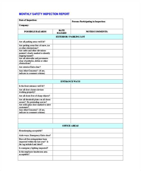 This fire inspection report template is free and editable for your own use. Fire Extinguisher Inspection Report Form : These fires are ...