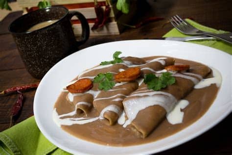 Panquecas de avena 4.5 (15). Receta de Enfrijoladas Mexicanas