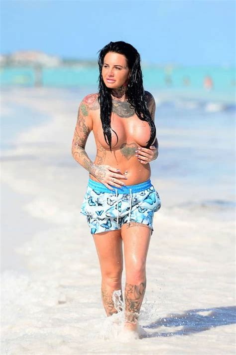 Jemma Lucy Topless At The Beach