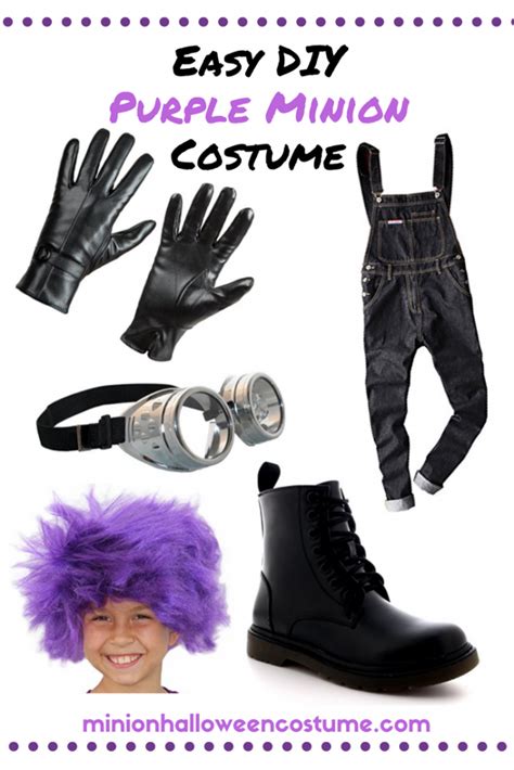 diy purple minion costume minion halloween costume