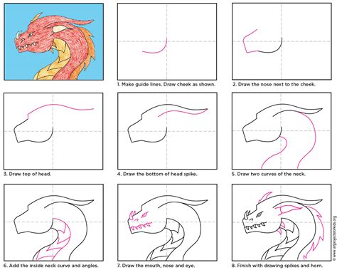 How to draw simple flowers for kids. How to Draw a Dragon - Art Projects for Kids