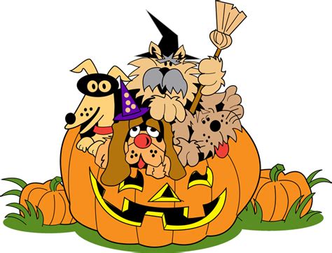 Free Cute Halloween Clipart Halloween Animals Clip Art Png Download