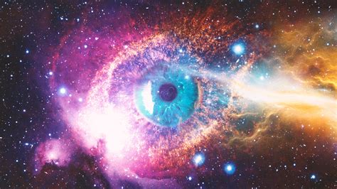 Download 2560x1440 Cosmic Eye Galaxy Stars Nebula Wallpapers For