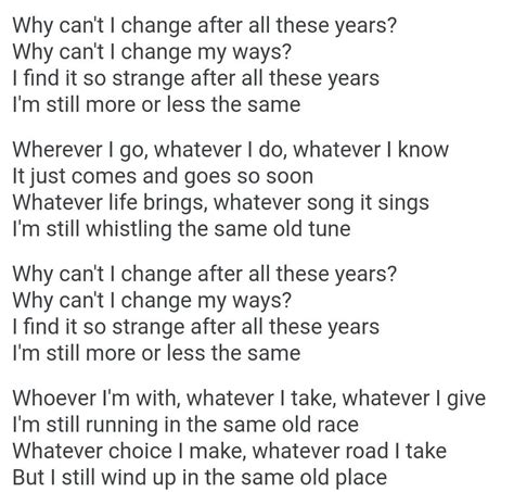 Why Can't I Change // Passenger | Music quotes, Album songs, Life